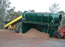 Pantalla Trommel d'estella de fusta